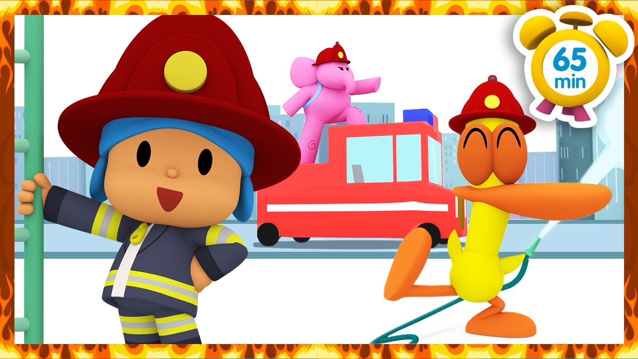 POCOYO MAGYARUL – 🔥TŰZOLTÓK🚒 | [65 perc] Teljes Epizódok | Rajzfilm gyerekeknek
