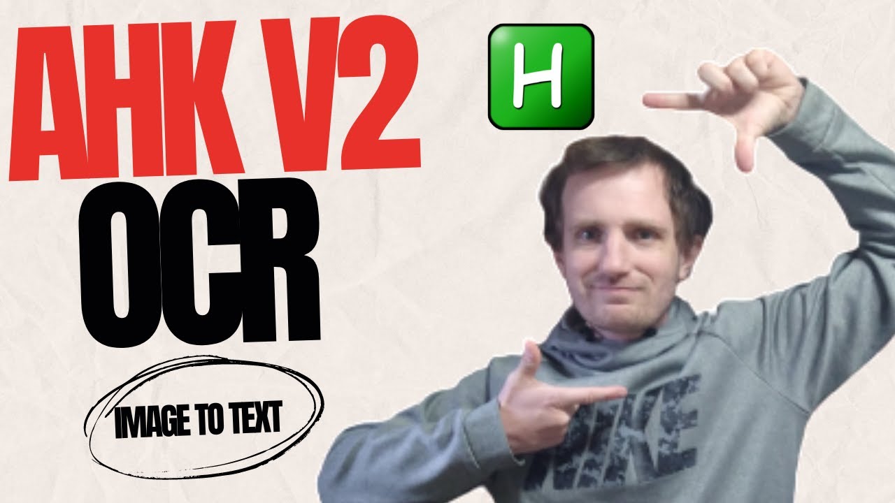 AutoHotkey V2 — OCR (оптическое распознавание символов) Изображение в текст