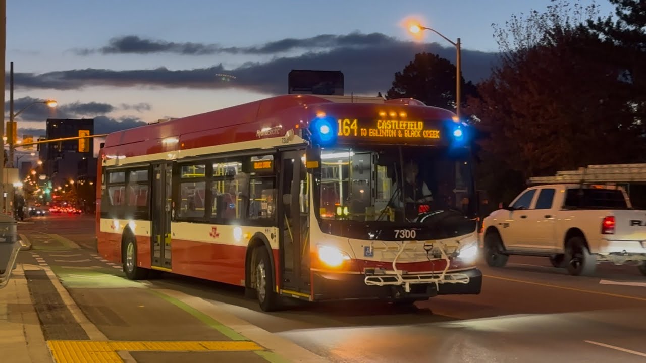 TTC 2023 New Flyer XDE40 7300 on 164 Castlefield my route!!!