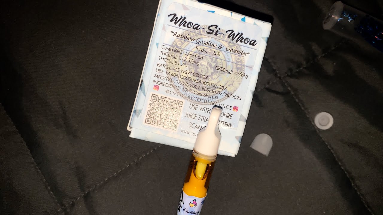 Whoa-Si-Whoa 😵&zwj;💫🫨by Coldfire Extracts🔥Rainbow Gasoline 🌈⛽️ & Lavender! 4k
