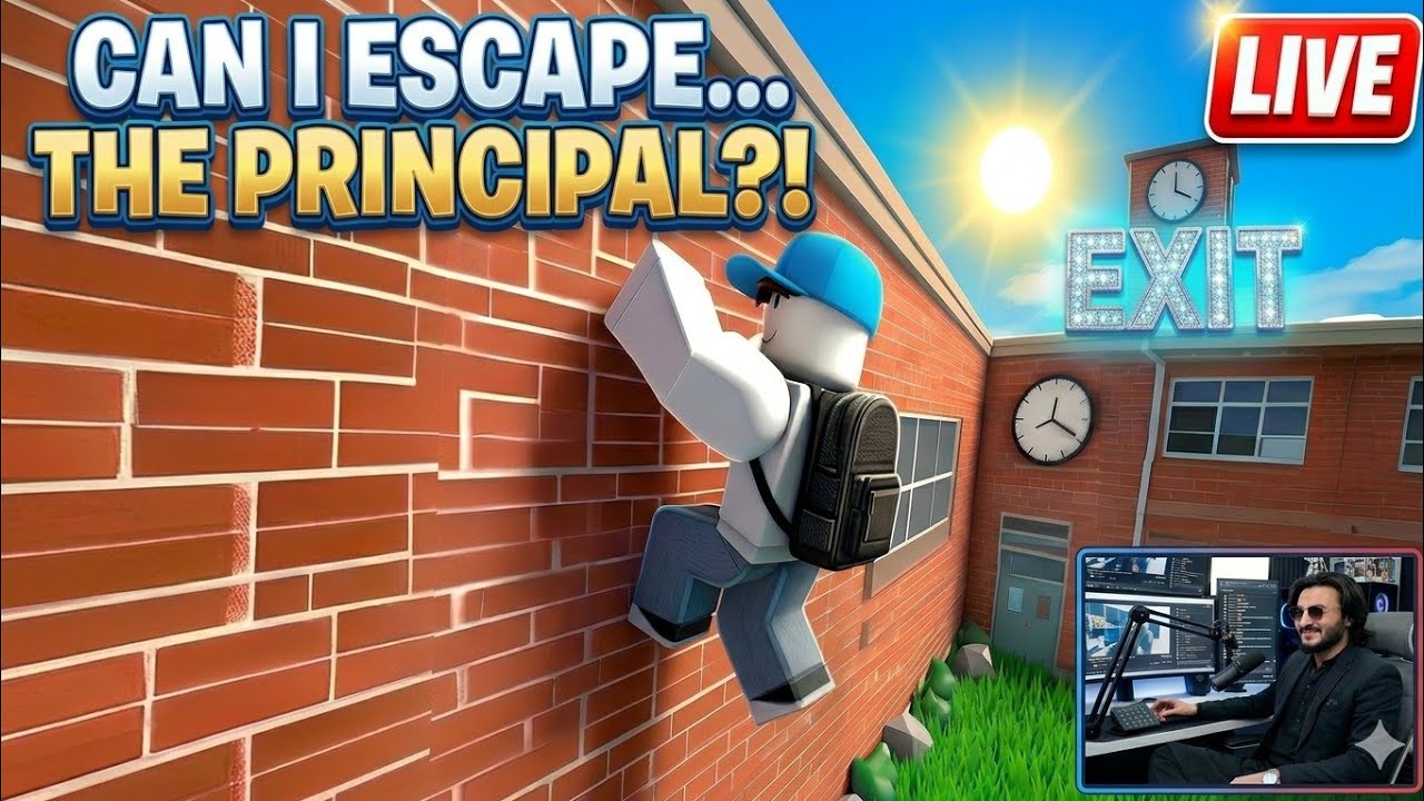 ROBLOX LIVE: School Se Bhagna Hai! 🎒 Escape School Obby! (NEW)