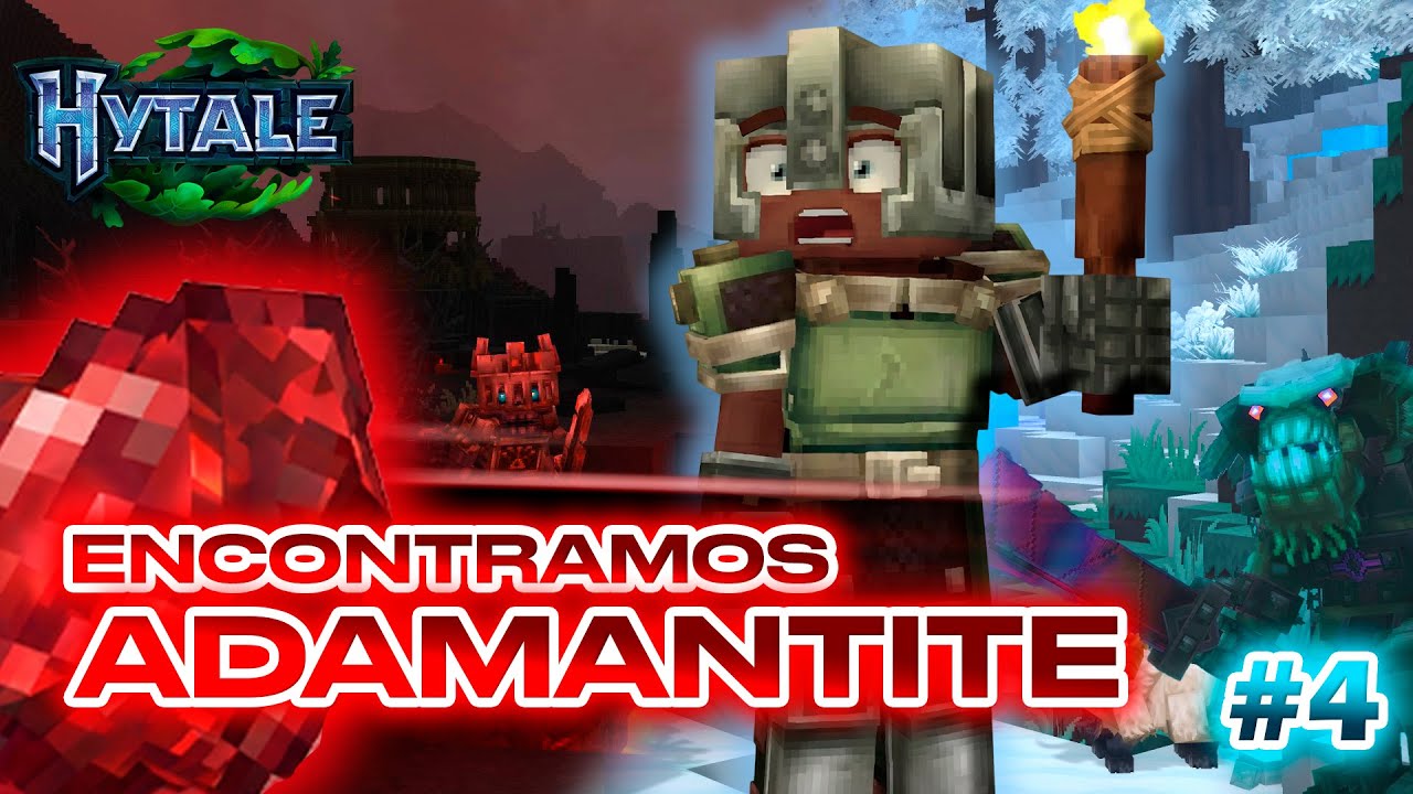 FARMEI EM VÁRIOS BIOMAS NO HYTALE E ACHEI ADAMANTITE E UM CAVALO DE OSSOS 😱 🔥❄️ Hytale Ep.4