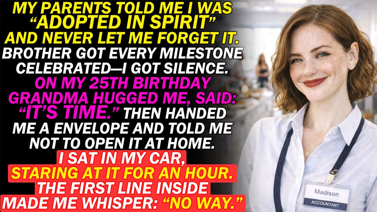 My Parents Told Me I Wasn't 