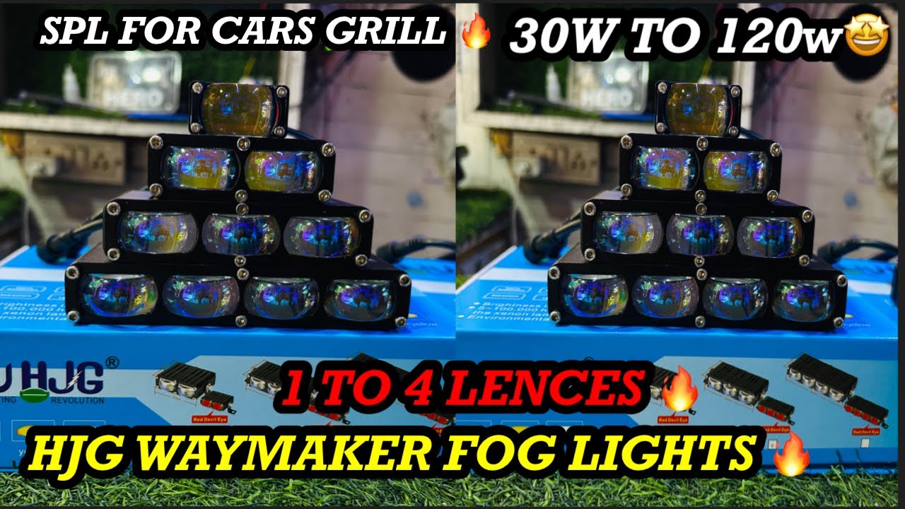 LATEST HJG WAYMAKER FOG LIGHTS 🤩 GRILL FOG LIGHTS | DELIVERY AVAILABLE 🚛 CONTACT : 9582345079