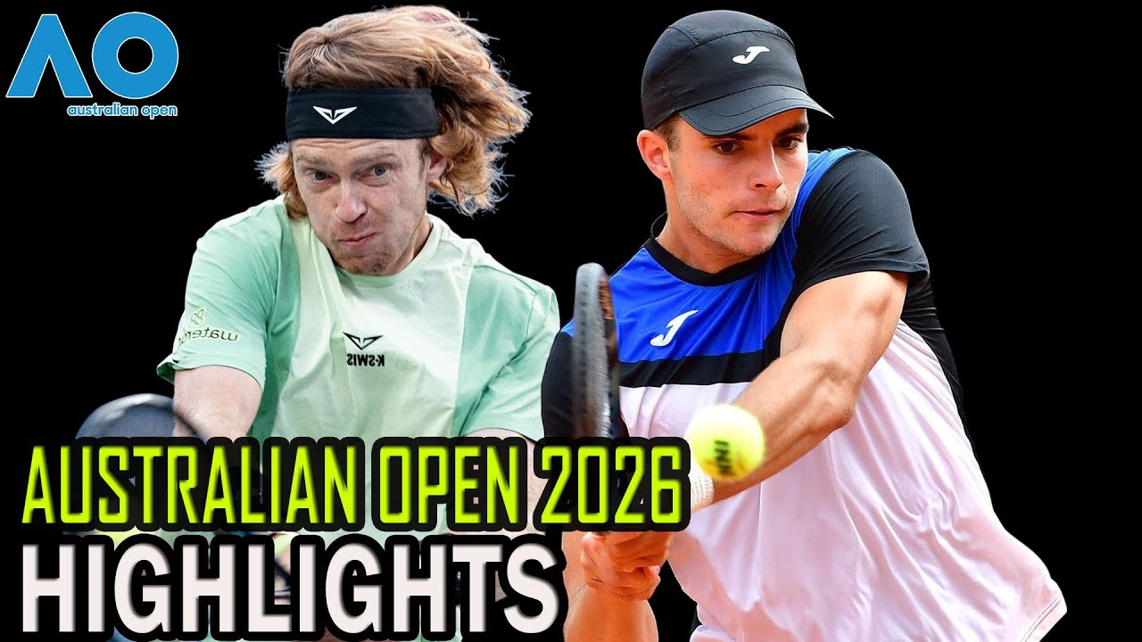 Andrey Rublev vs Jaime Faria Round 3 Highlights || Australian Open 2026