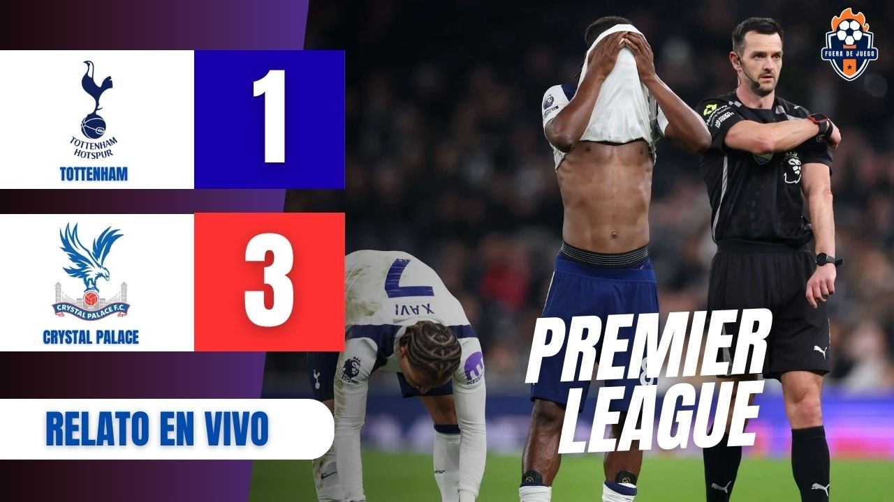 ✅ CRYSTAL PALACE vs TOTTENHAM [EN VIVO] 🔴 PREMIER LEAGUE 🏆 JUEGA DANIEL MUÑOZ ⚽