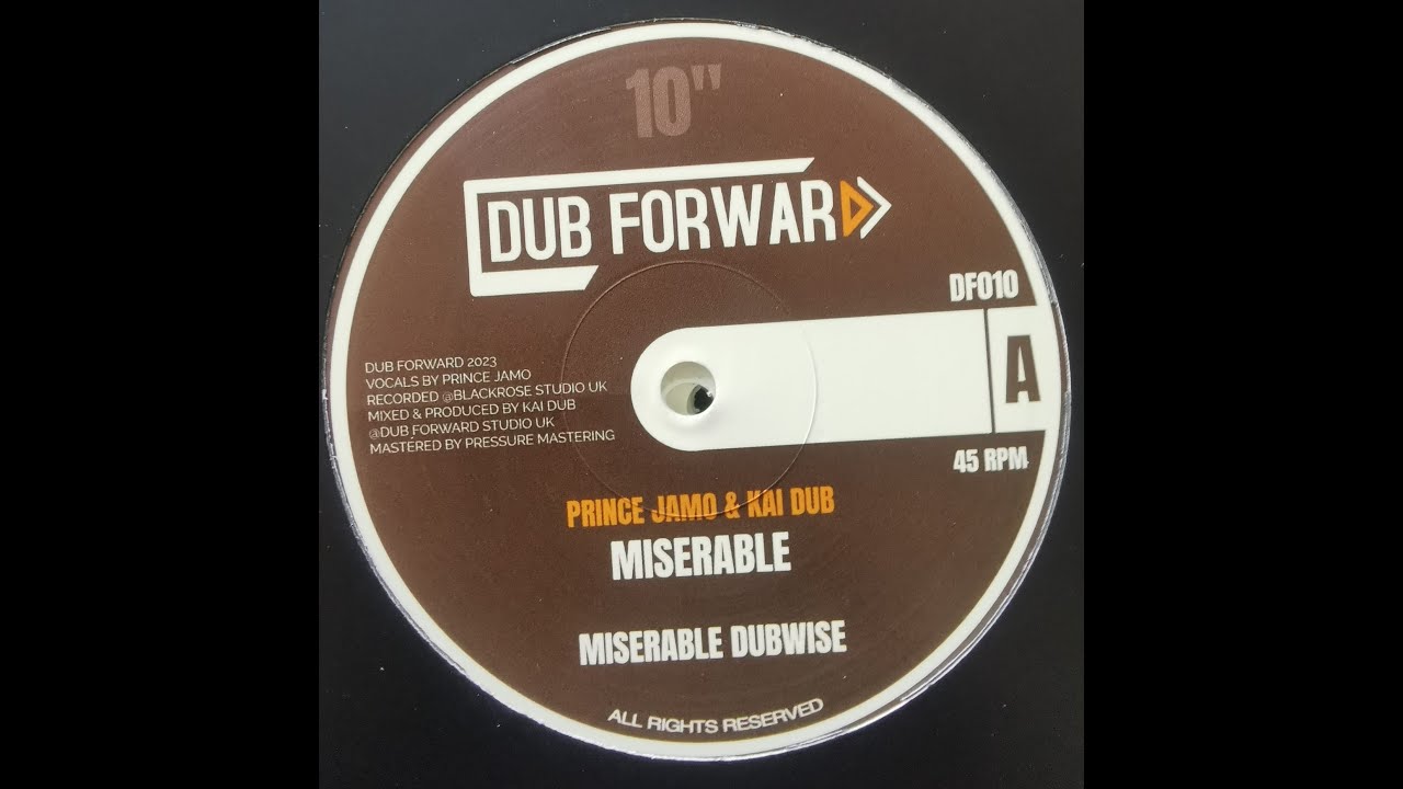 DUB FORWARD “MISERABLE / THE PEOPLES RIGHTS” PRINCE JAMO KAI DUB LA K FLUTE EMPERORFARI REGGAE DUB
