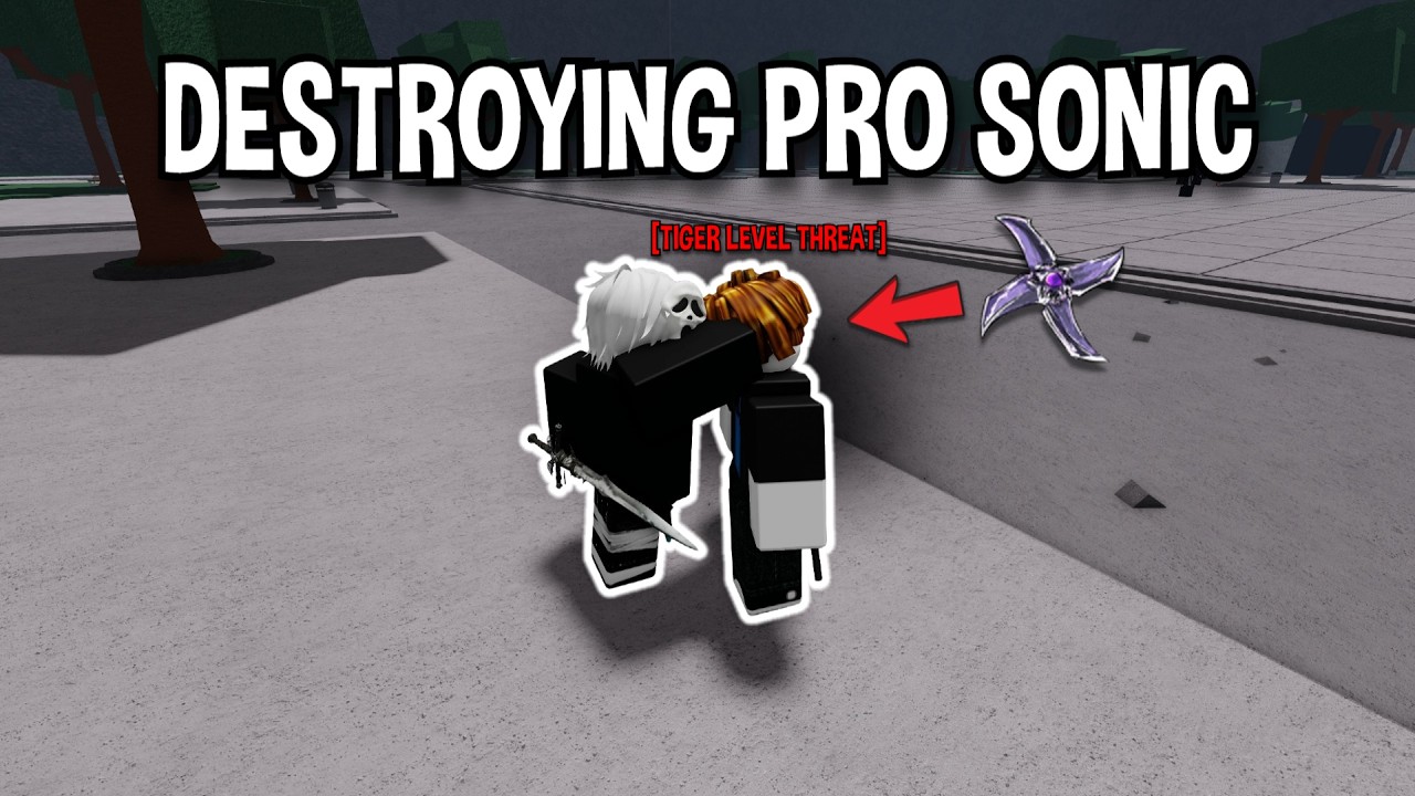 DESTROYING PRO SONIC TARGETER in The Strongest Battlegrounds... 😂