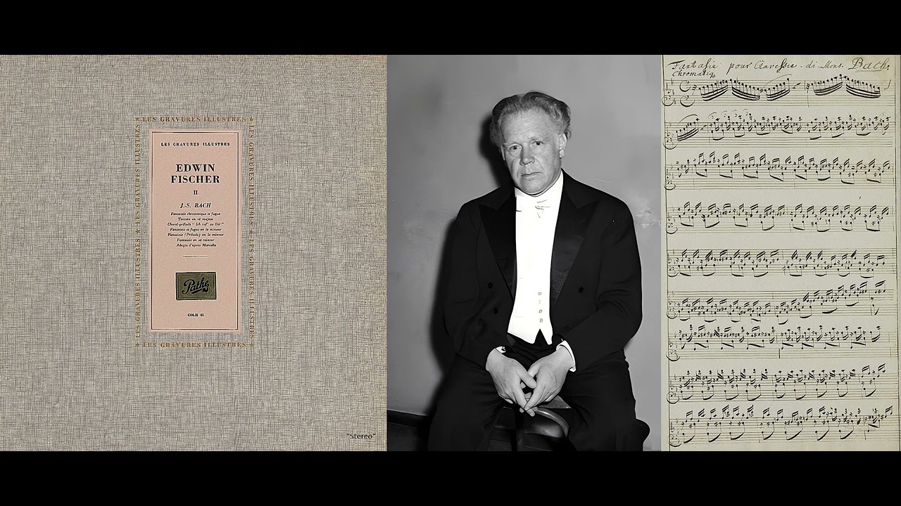 Récital Bach | Edwin Fischer, Klavier | 1957 | "S"
