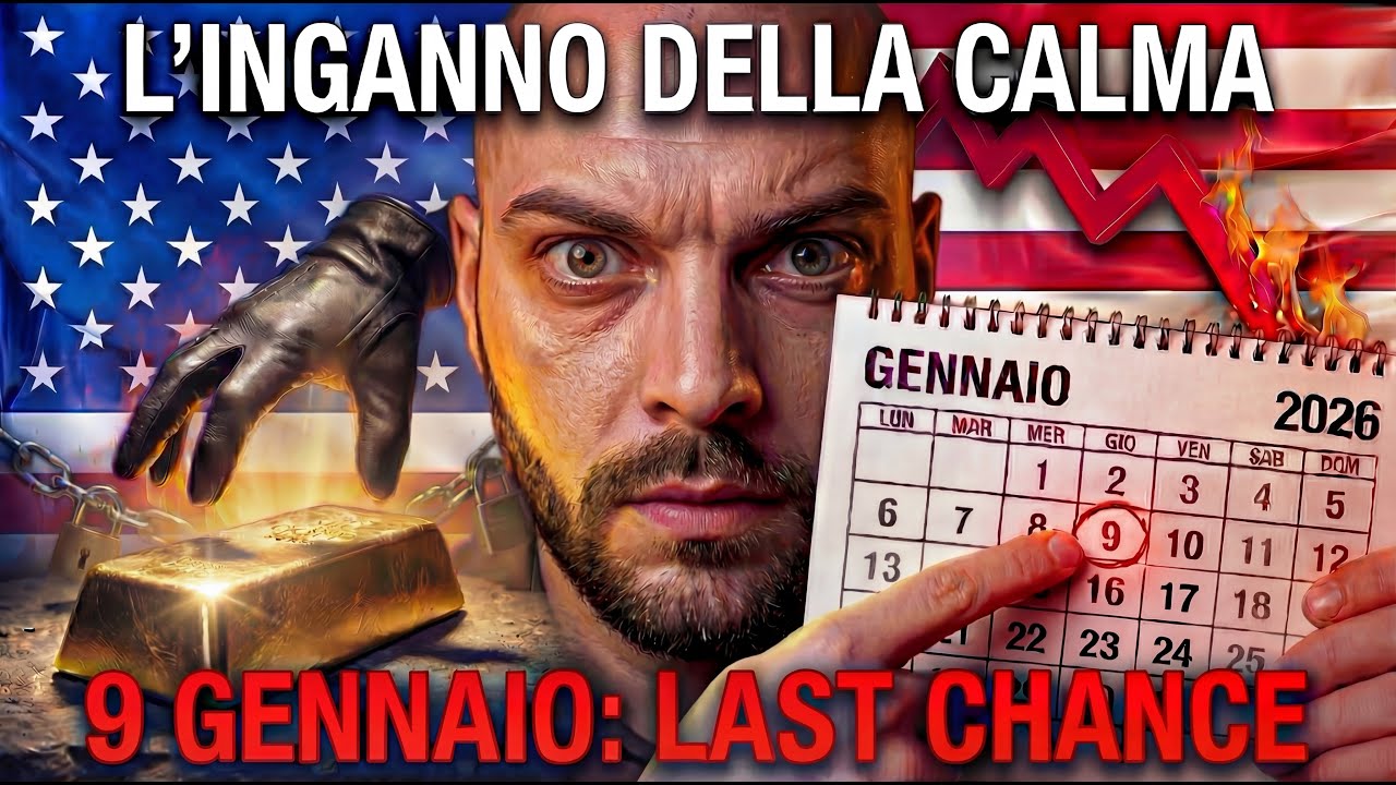 ALLARME MERCATI. (9 gennaio 2026 - crollo imminente?).