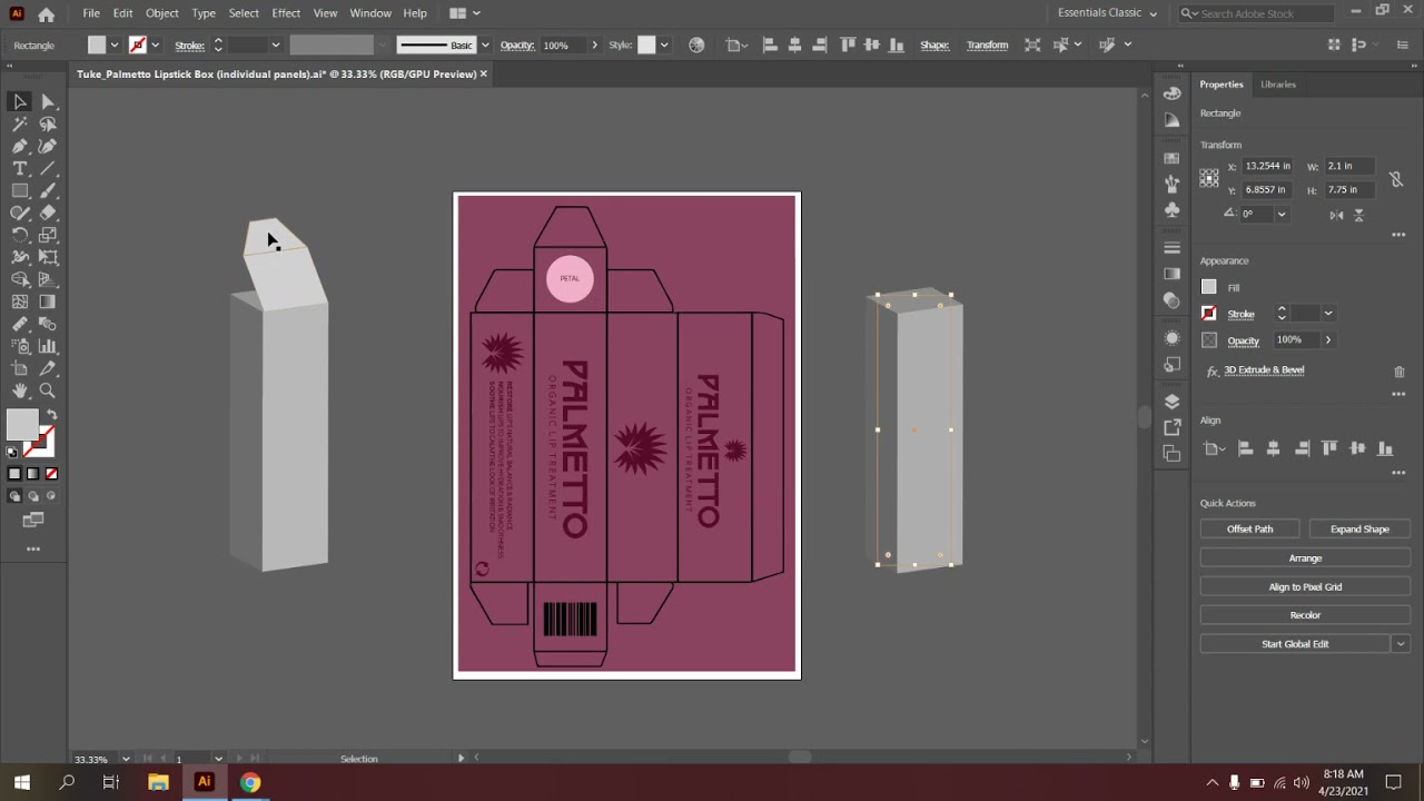 Illustrator: How to Create a 3D Box (Part 1)