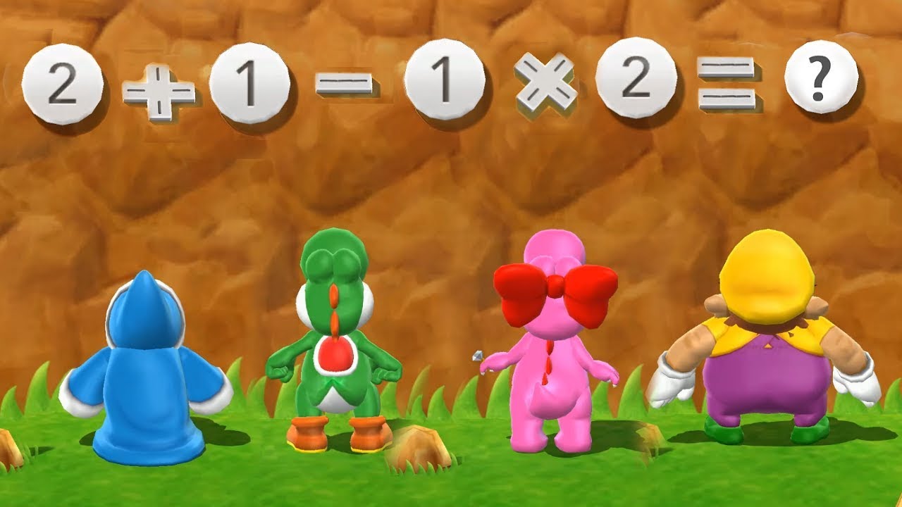 Mario Party 9 Step It Up - Kamek vs Yoshi vs Birdo vs Wario Master Difficulty| Cartoons Mee