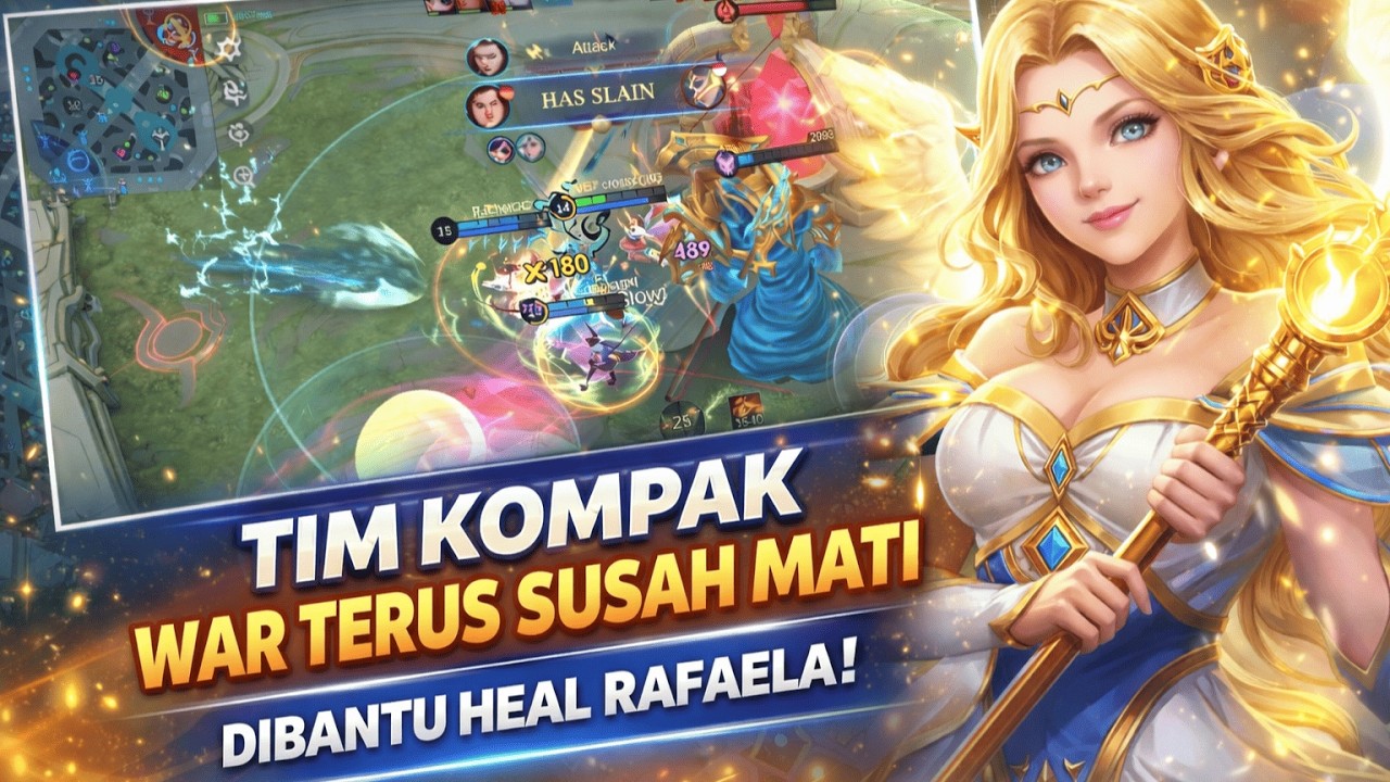 Tim Kompak, War Terus Susah Mati, Dibantu Heal Rafaela!