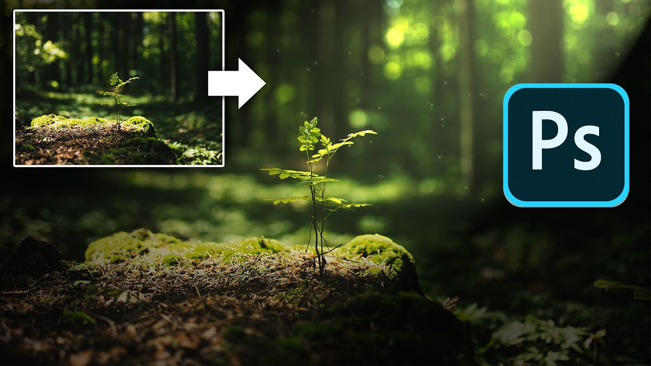 Lighting Landscape Photos in Photoshop, Mind Blowing. Lighting effects pt5