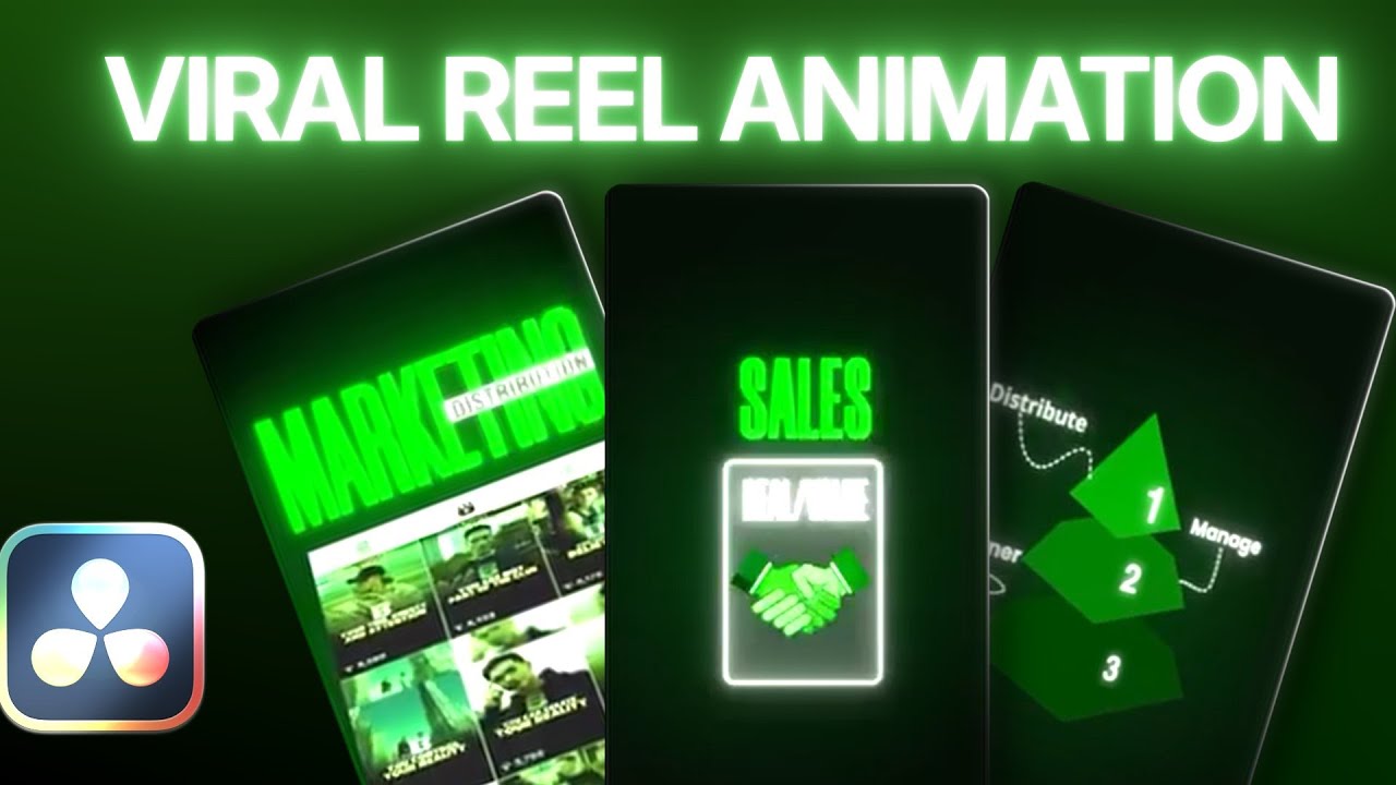 VIRAL REEL ANIMATION MASTER THE EDIT PAGE | DAVINCI RESOLVE TUTORIAL
