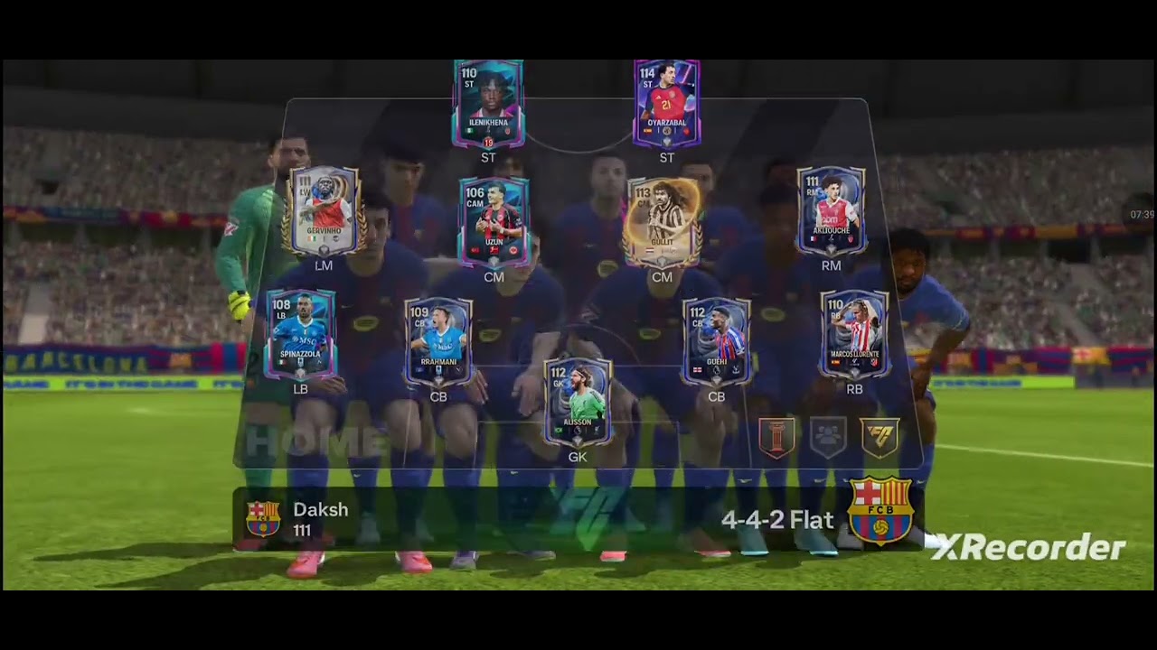Playing fifa part 2 with barcelona 