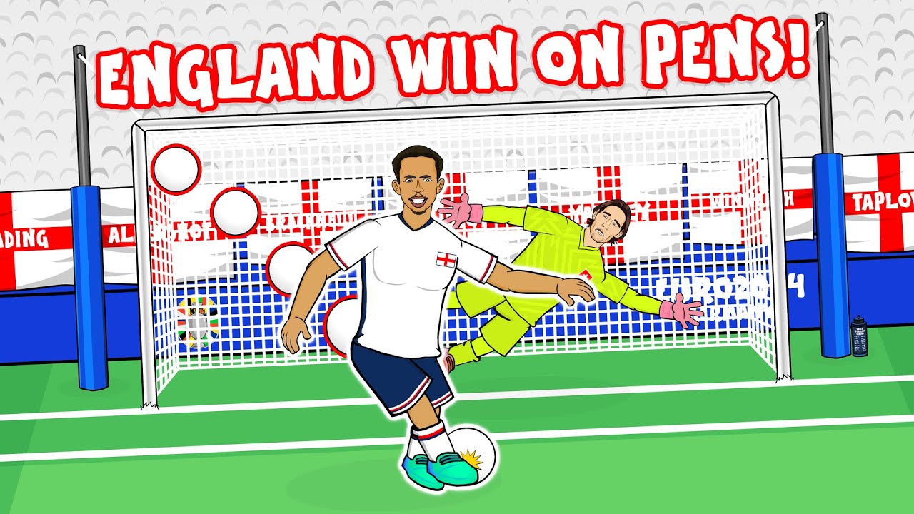 England beat Switzerland on penalties😅 (Euro 2024 1-1 Quarter-Final Goals Highlights)
