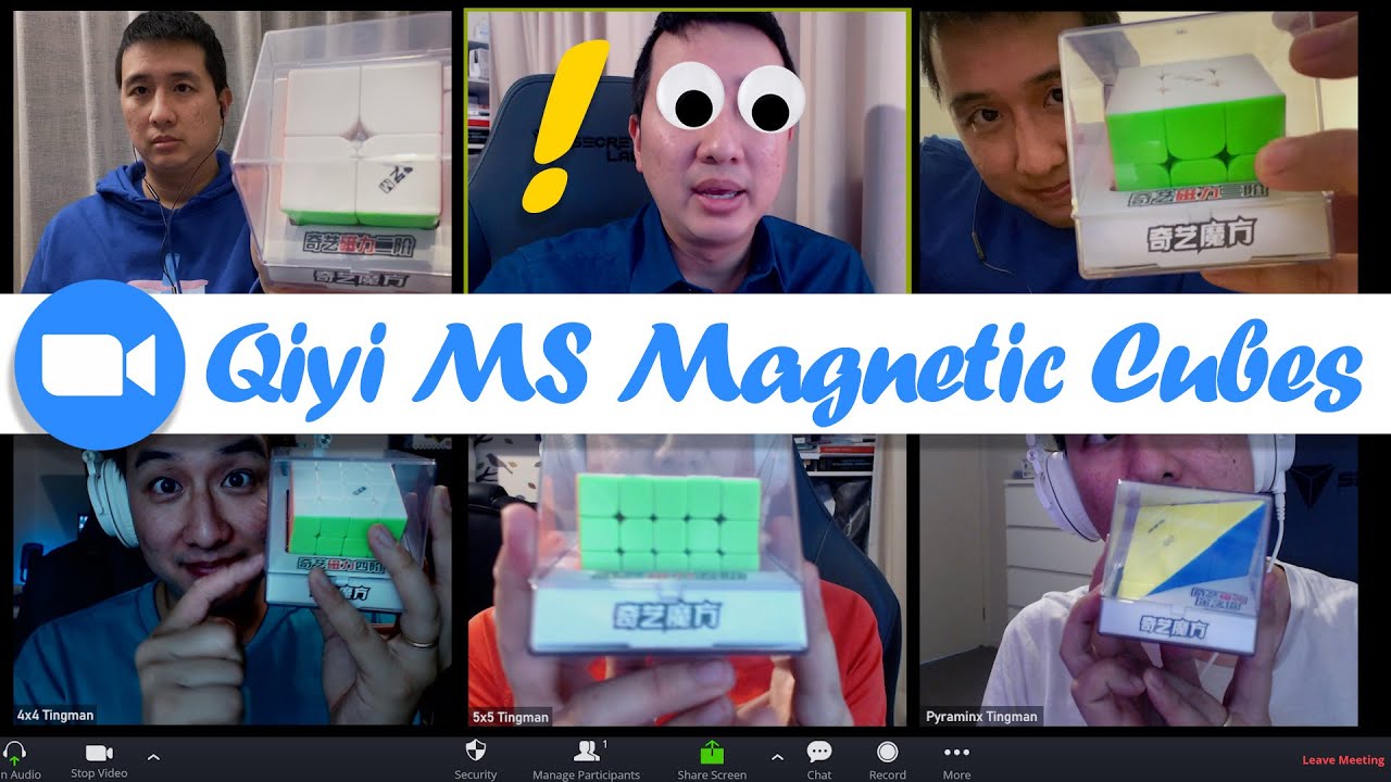 ZOOM REVIEW // QIYI MS MAGNETIC CUBES