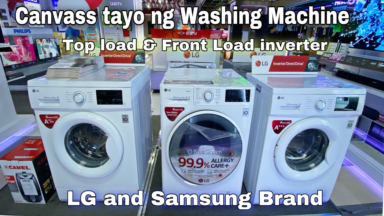 Canvass tayo ng Washing machine / Top load and Front Load / canvass tayo ng appliances