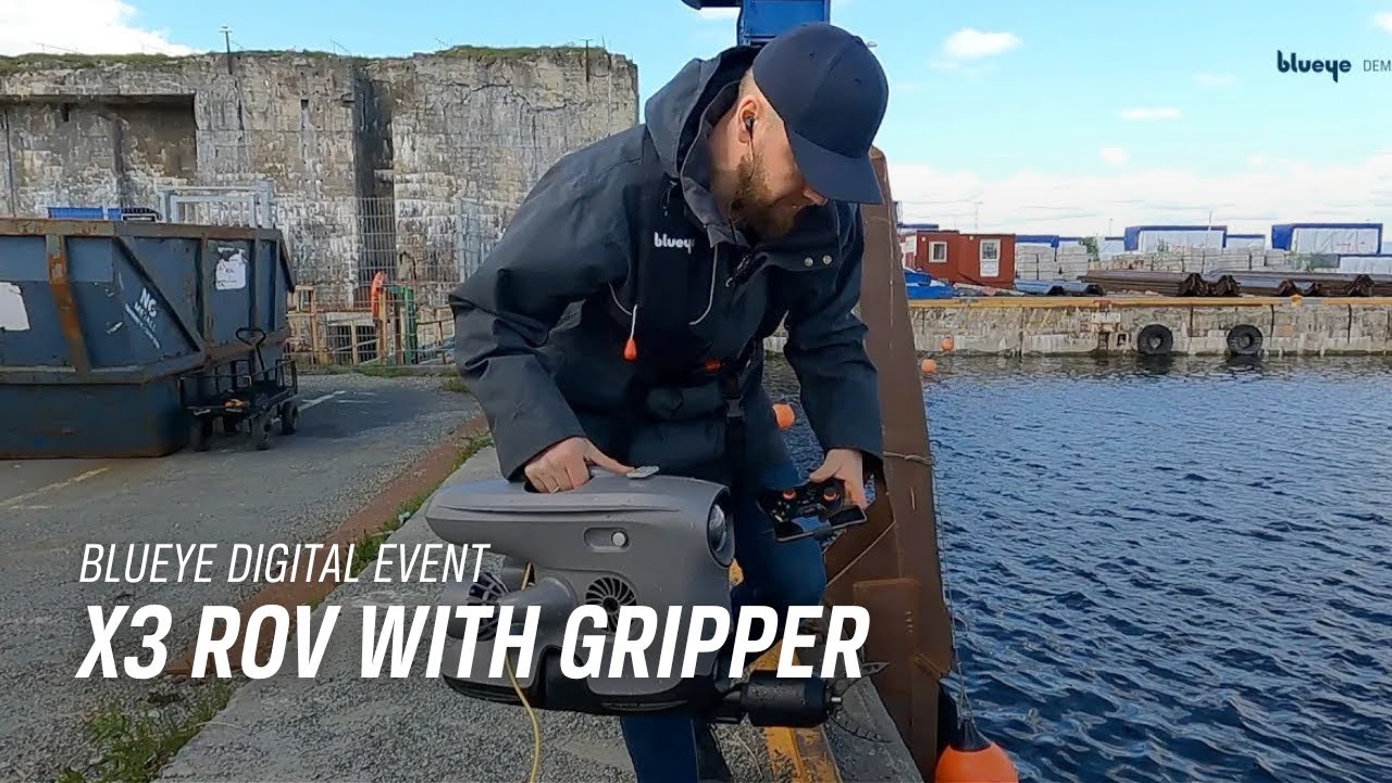 Blueye X3 ROV with Gripper (in-water) | Blueye Digital Event