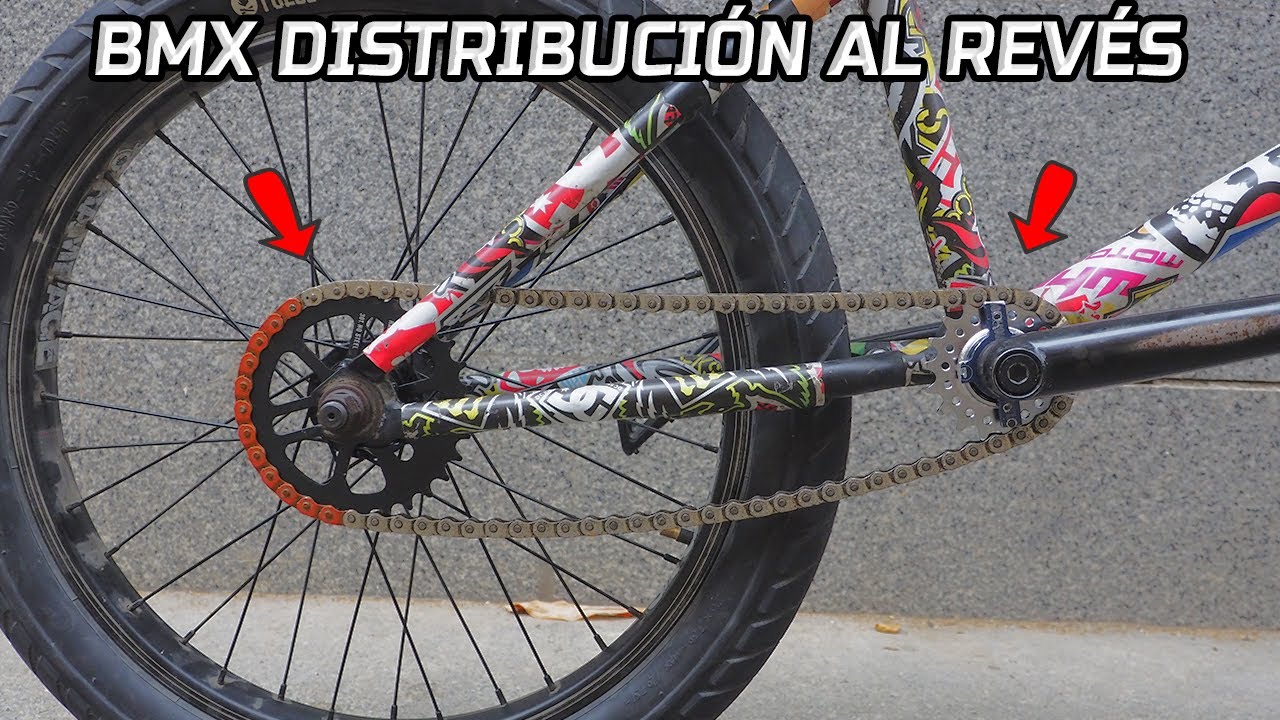 CREAMOS UNA BMX CON PLATO PEQUEÑO Y PIÑÓN GRANDE - Distribución al revés