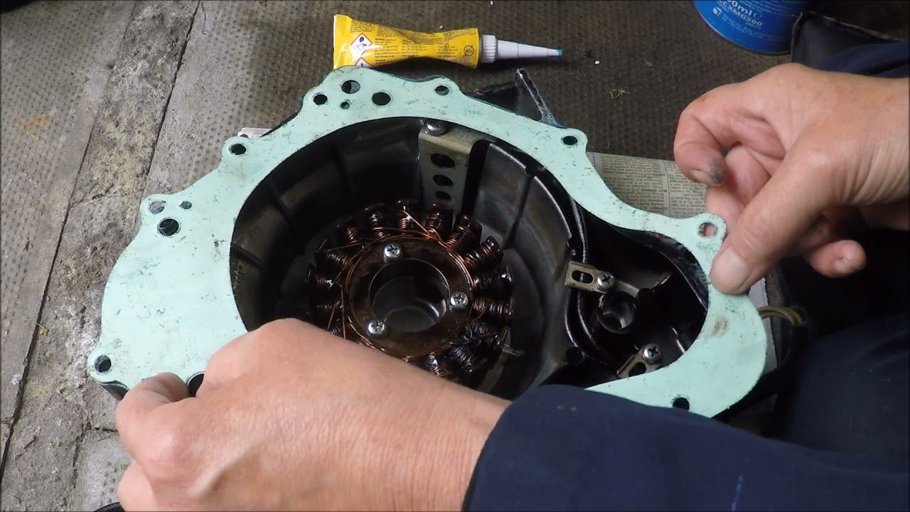 GS450 Rat Bike Restoration 5 #Stator Coil & Pickup Swap