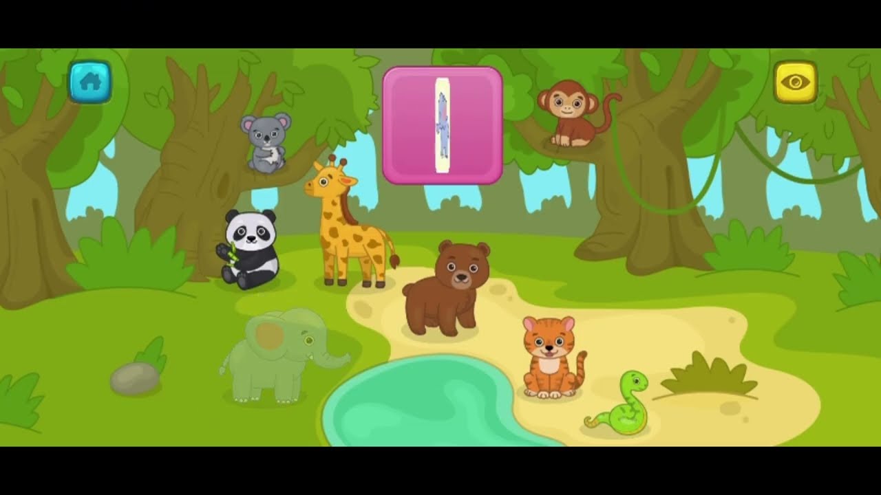 🐵🦁🦓  Educational Game for Kids – Match the Animals 🦁 Learn Through Play