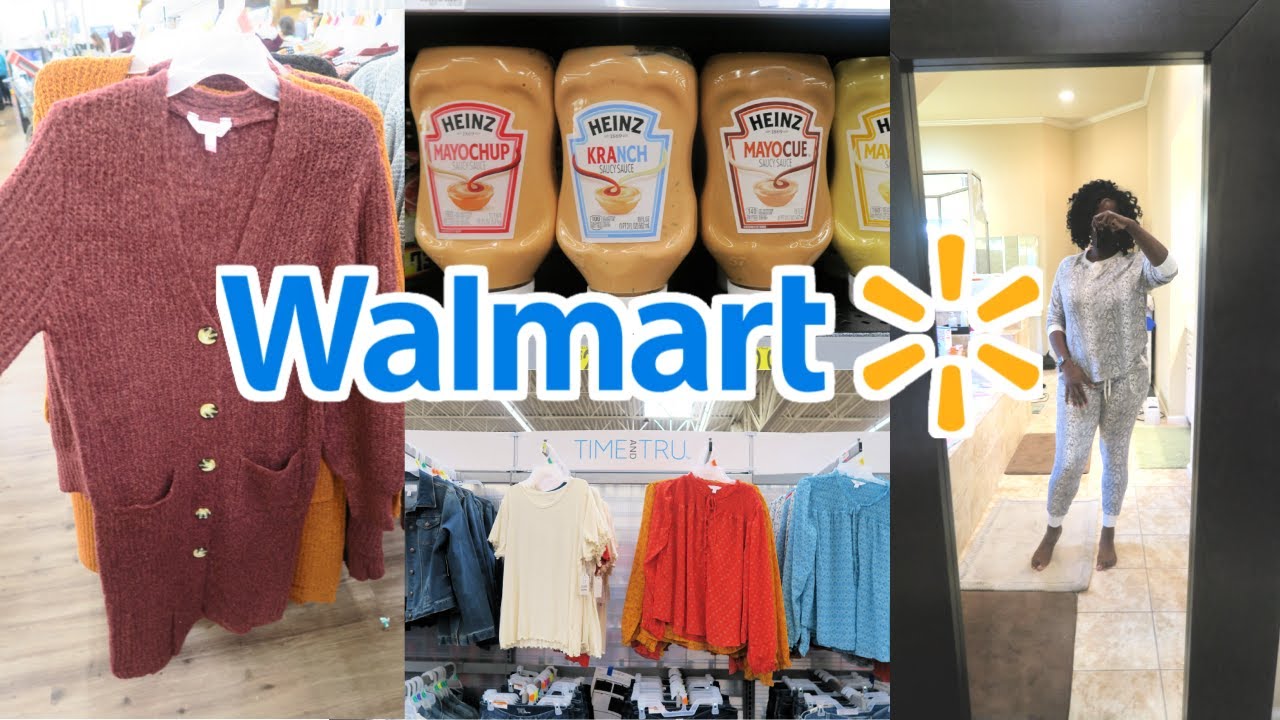 WALMART GROCERY HAUL// Give me all the loungewear...Walmart Try On Clothing Haul and SHOP WITH ME