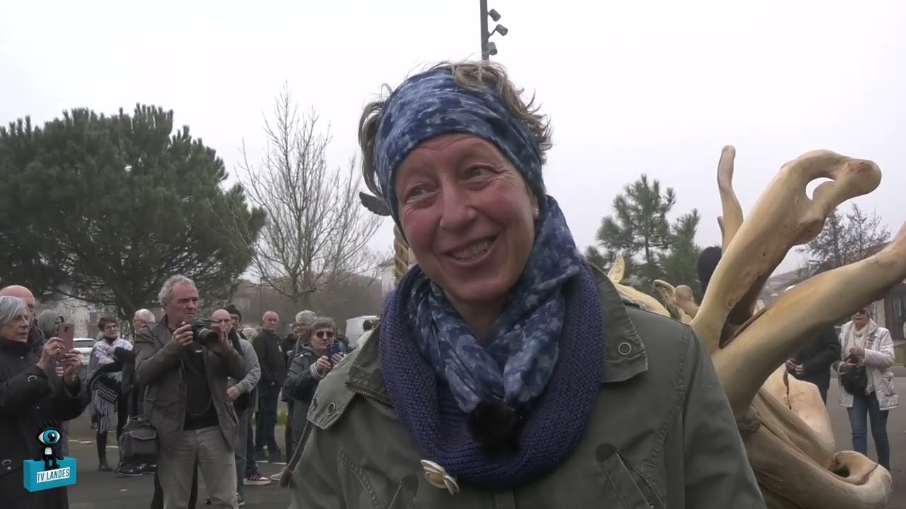260227 Exposition de sculptures en bois lors de la Fête de la Coustille à Vieux-Boucau-les-Bains.