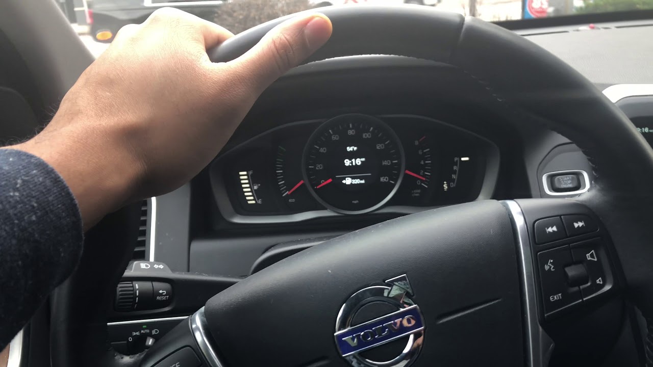VOLVO XC60 XC70 XC90 - РЕГУЛИРОВКА РУЛЕВОГО КОЛЕСА - КАК