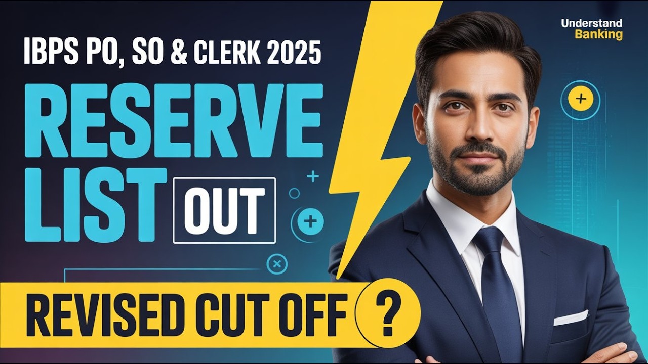 IBPS Reserve List 2025 OUT 🔥 PO, SO & Clerk | Cut Off Changed? SHOCKING Update 😲