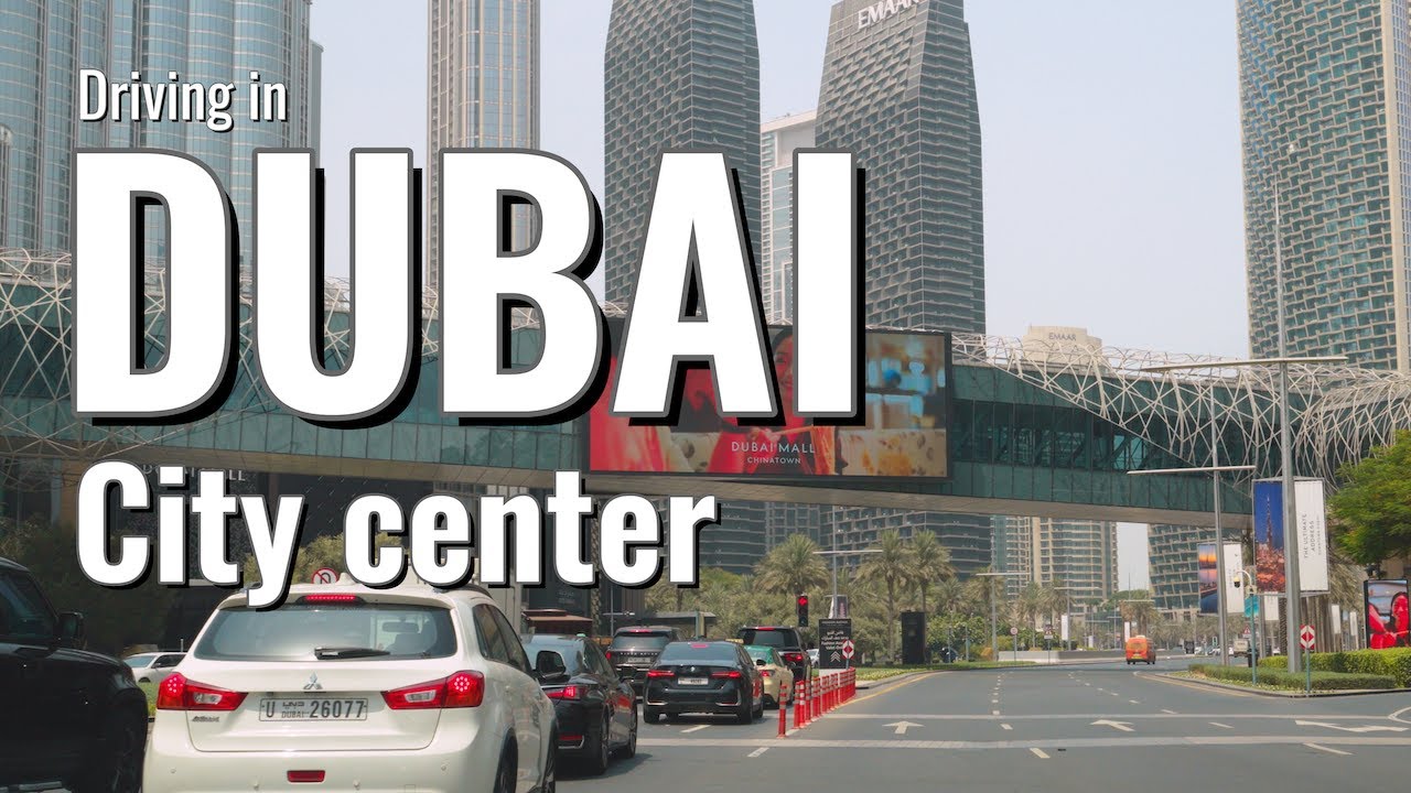 4K POV Driving in Downtown Dubai - UAE