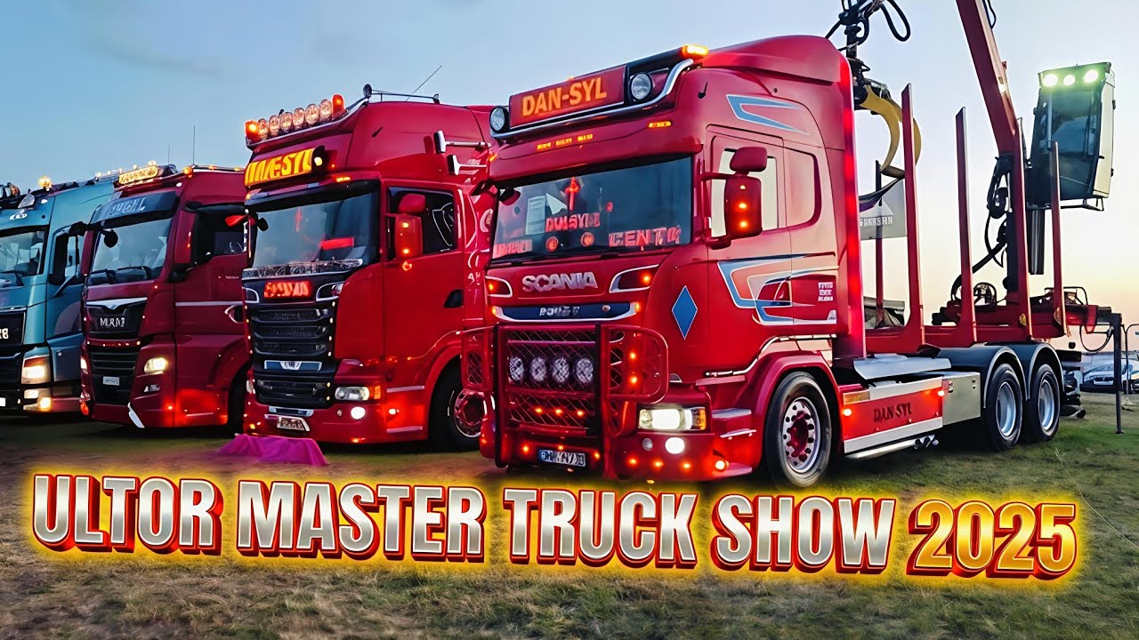 Ultor Master Truck of Light Pokaz świateł i trąbienie  XXI zlot ciężarówek Opole 2025 #automobile 