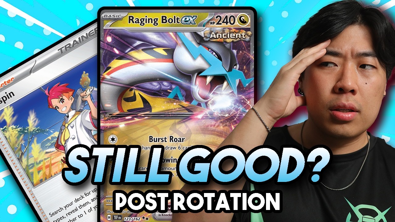 Эта колода по-прежнему хороша ПОСЛЕ РОТАЦИИ? | Геймплей Raging Bolt Ex Pokemon TCG в прямом эфире