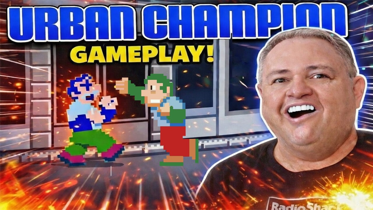 🥊 Геймплей Urban Champion на NES – первая файтинг-игра от Nintendo?