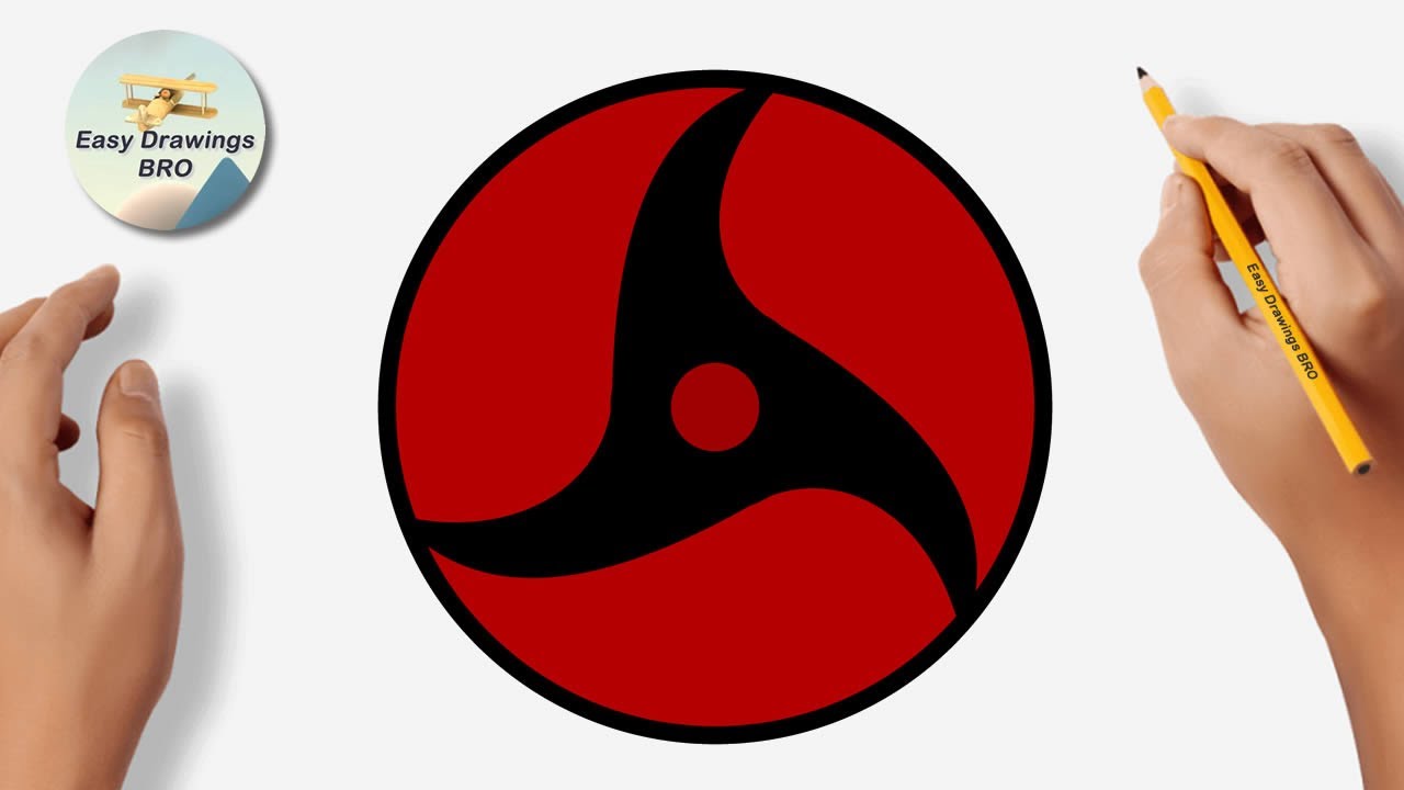 How To Draw Itachi Mangekyou Sharingan | Naruto | Anime Drawing