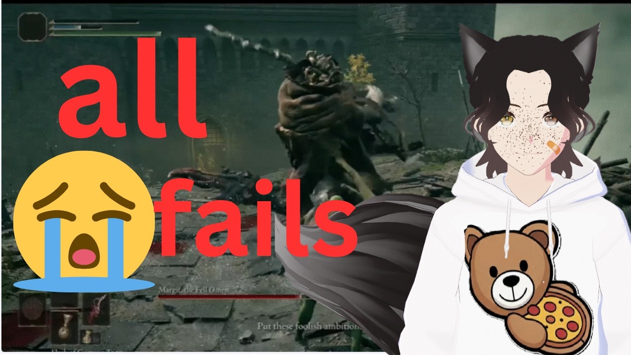 Trying to Beat Margit the Fell Omen Before I Lose My Sanity