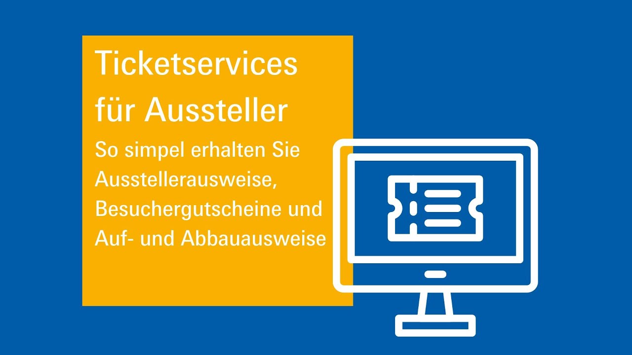 Ticketservices f&uuml;r Aussteller