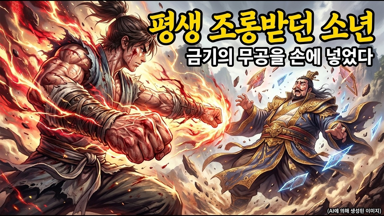 단전이 망가진 폐물 소년, 평생 멸시받다 태고의 무신에게서 금기 무공을 얻다 .#금기무공 #태고무신 #역전서사