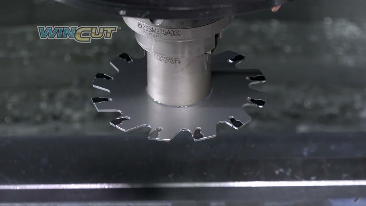 WinCut Thin Slitter Demo - 4140 Steel