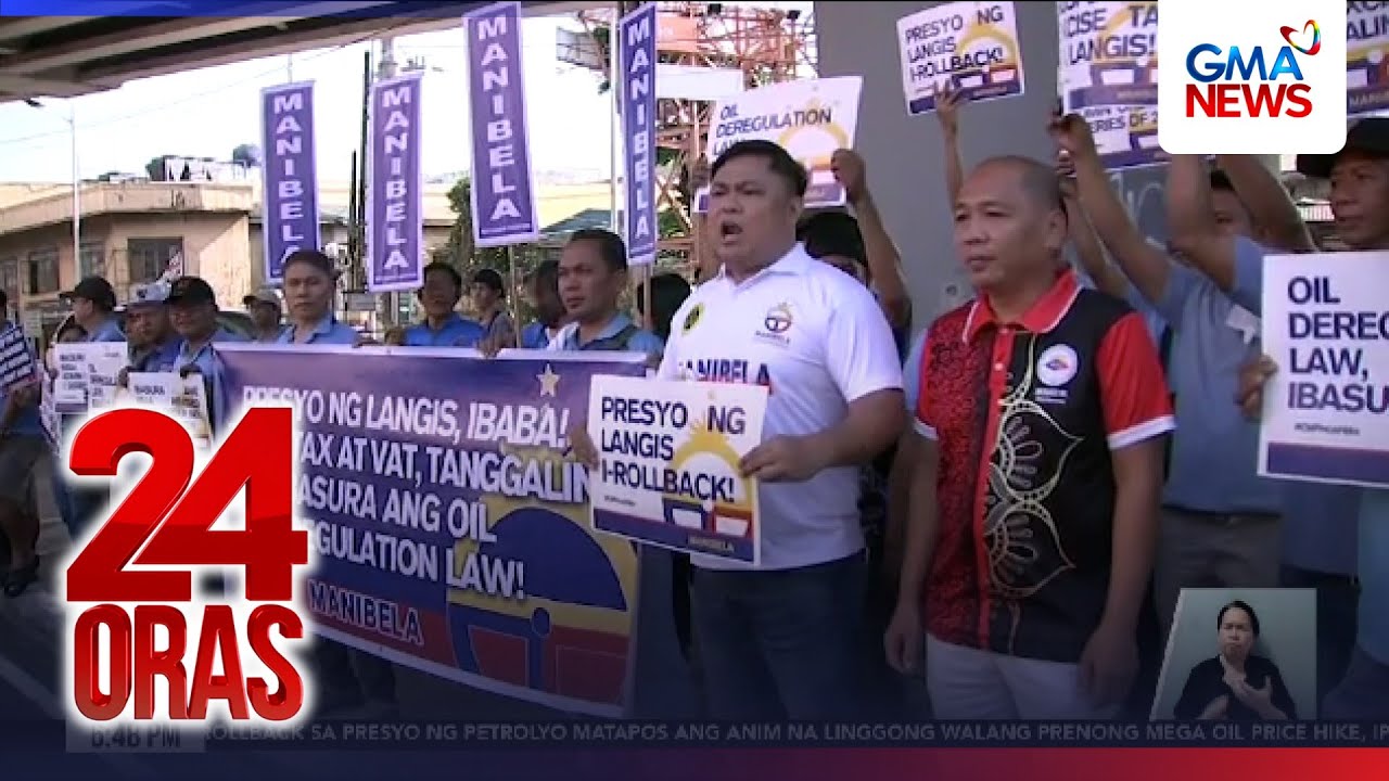 MANIBELA, magtitigil-pasada sa April 15-17; igigiit ang suspensyon sa VAT sa langis | 24 Oras