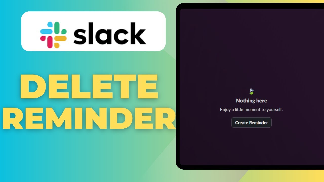 How To Delete Reminder In Slack | Cancel A Reminder | Slack Tutorial