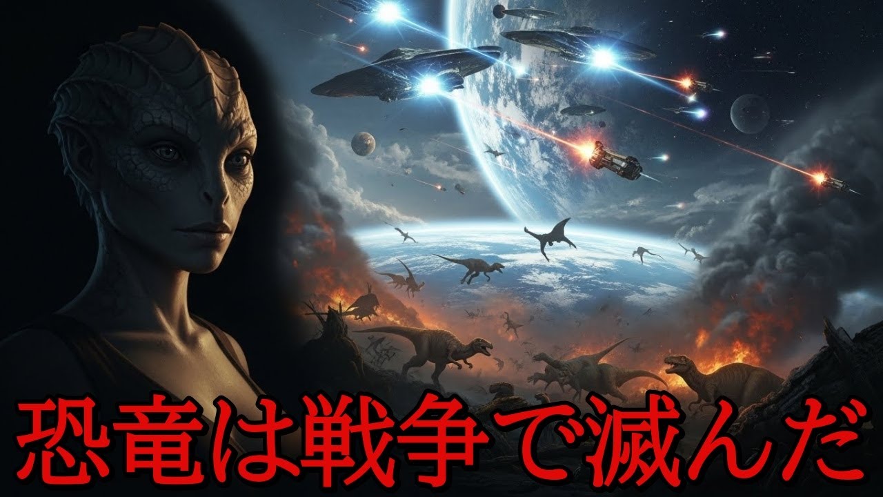 レプティリアン女性が語った真実――恐竜絶滅の本当の原因とは？6500万年前の異星人戦争