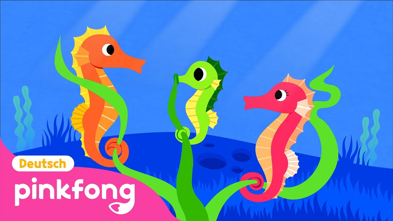 Seepferd | Pinkfong Meerestiere-Lieder | Baby Shark Deutsch | Pinkfong, Baby Hai! Kinderlieder