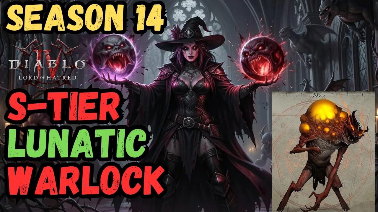 BEST Season 14 Warlock Build - OPTIMIZED Command Fallen! (Diablo 4 Lord of Hatred)
