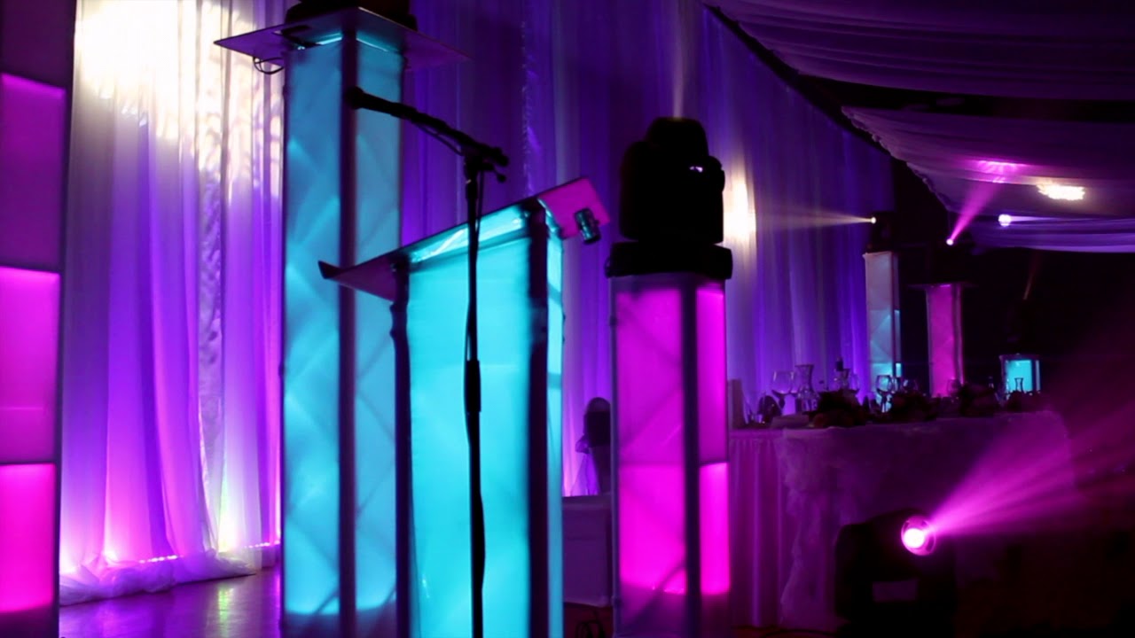 Regina Wedding DJ Light Show