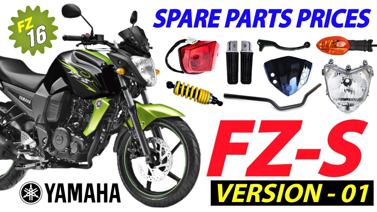 Yamaha FZ-S V1 Spare Parts Price List 💚 | Yamaha FZ Spare Parts Online Shopping | FZ V1 Parts {2024}