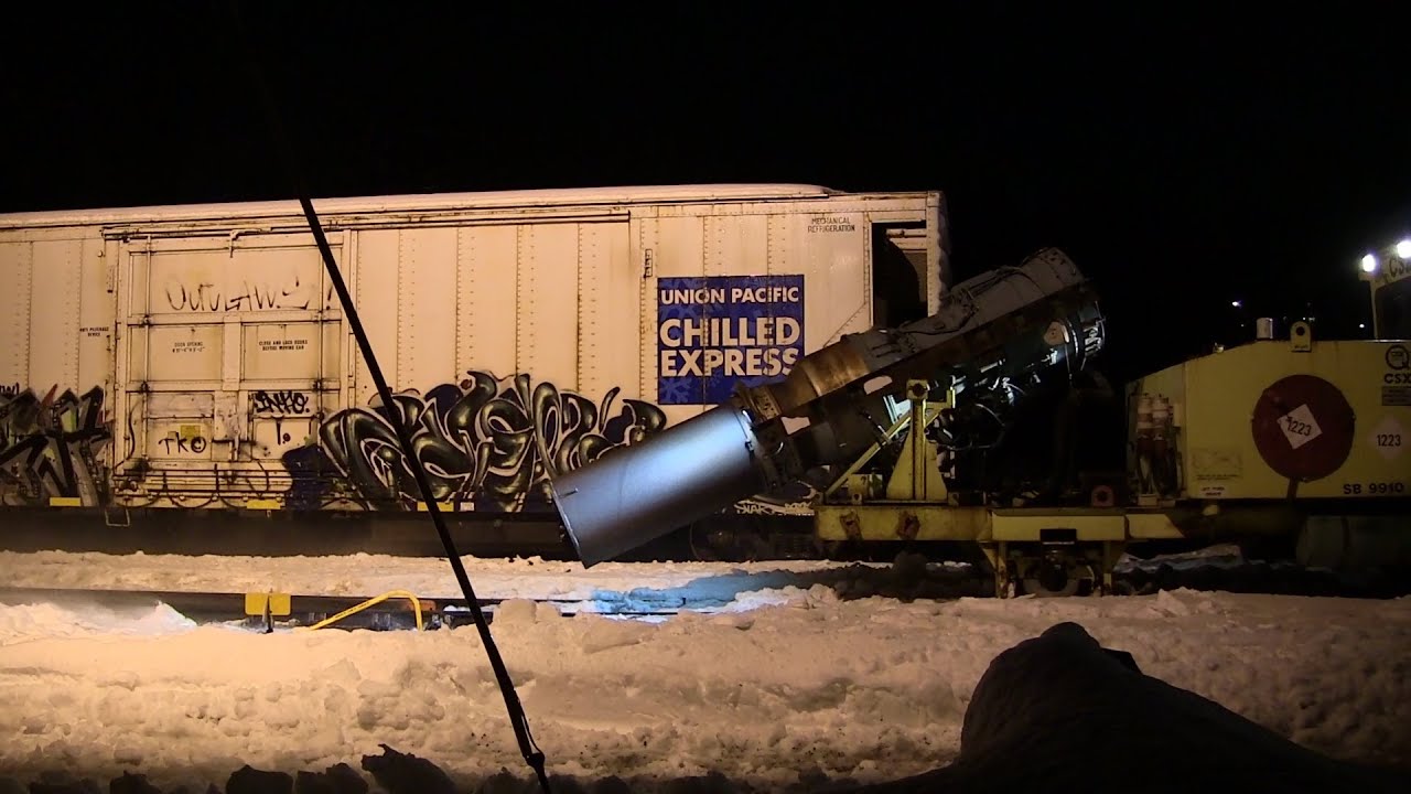 CSX Jet Engine Snow Blower @ Croton West Yard (Hudson Line)
