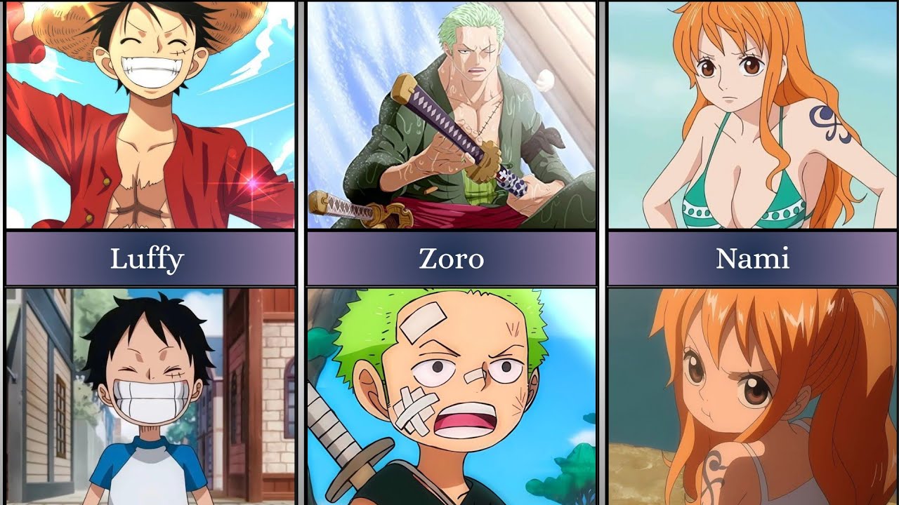 How one piece characters look as kids?