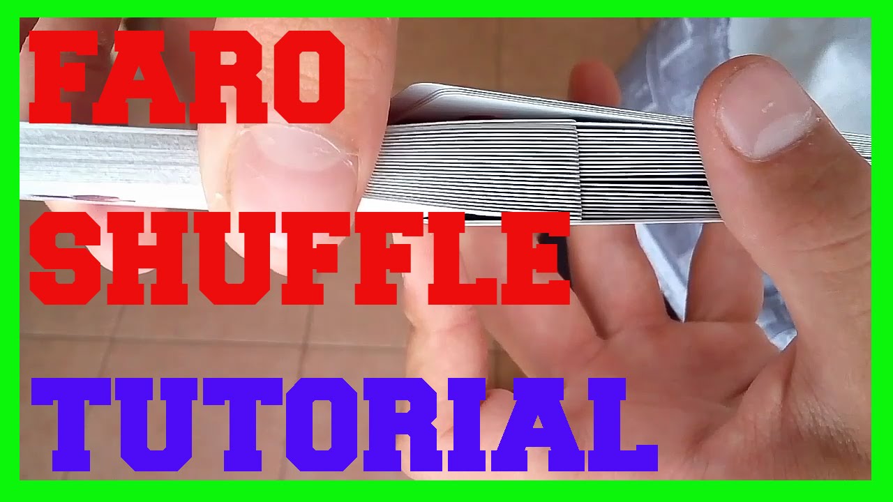 Faro shuffle-tutorial cardistry ita